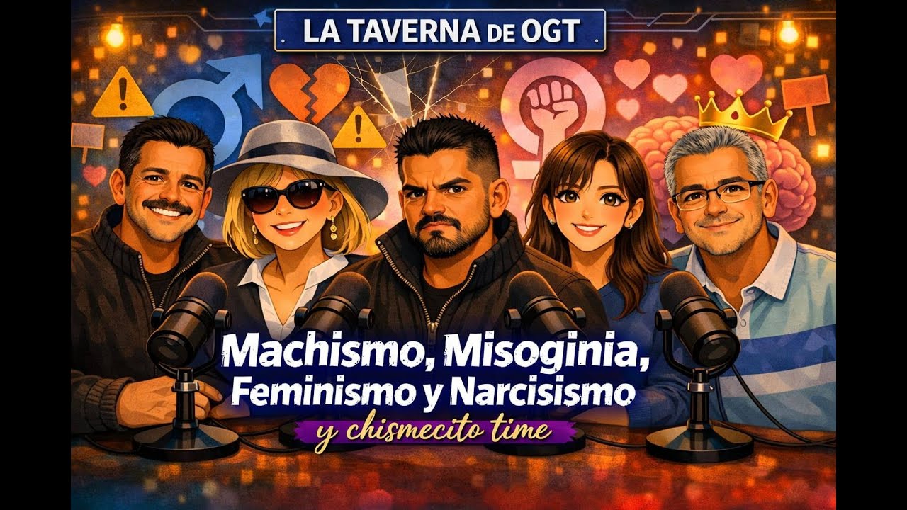 CHARLA ENTRE AMIGOS - MACHISMO , FEMINISMO , MISOGINIA Y NARCISISMO .... Y MAS