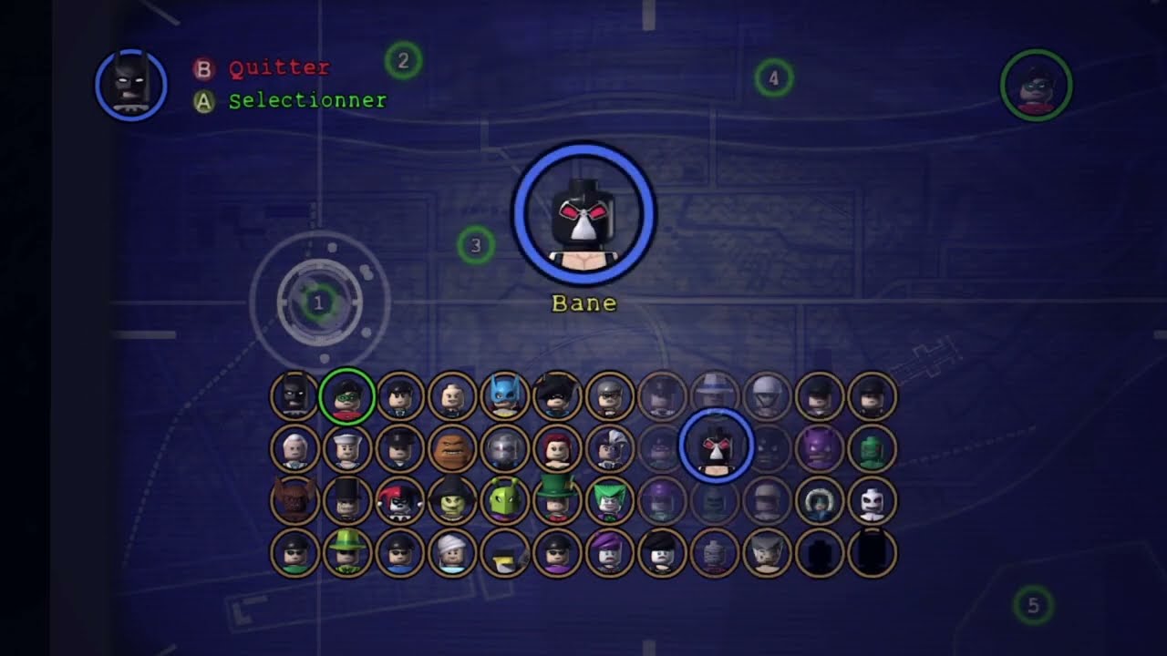 Lego Batman The Videogame [FR] - Tous les personnages/All characters