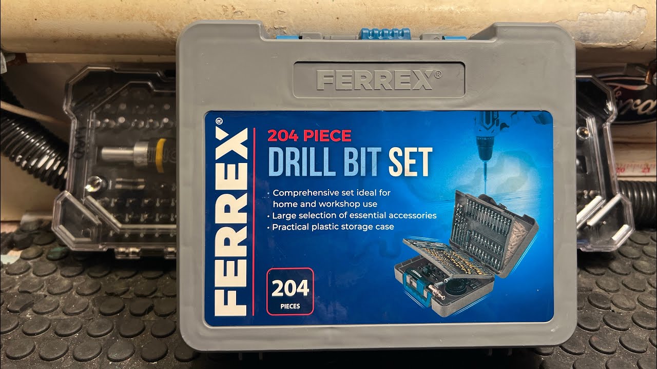 Aldi Ferrex 204 piece Drill bit set