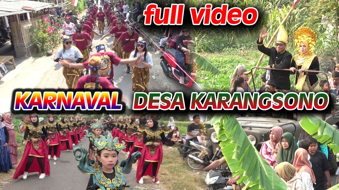 KARNAVAL DI DESA KARANGSONO WONOREJO PASURUAN MINGGU 27 AGUSTUS 2023