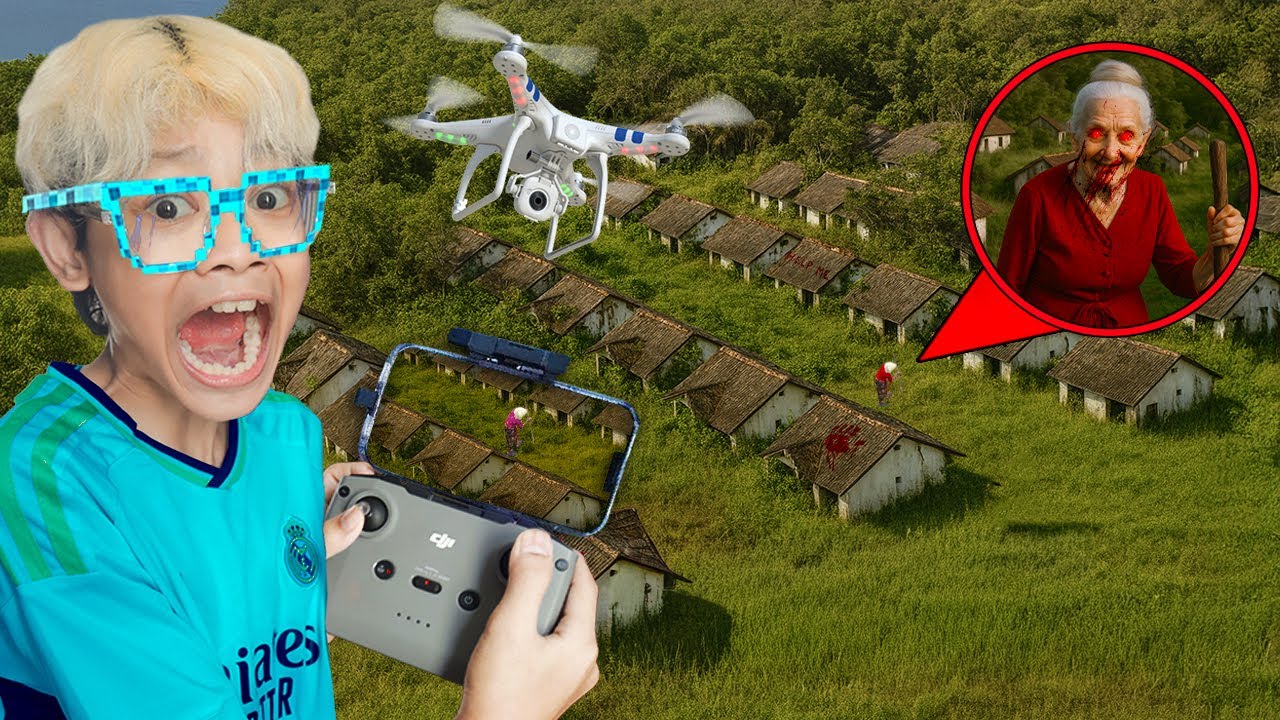 MENGERIKAN!!! DRONE MEREKAM NAMPAK NENEK PAKANDE ADA DI DESA BOCIL!
