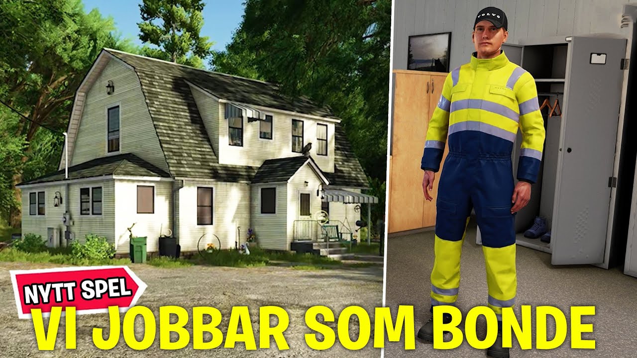 VI ÄRVER EN BONDGÅRD & LÄR OSS KÖRA TRAKTOR *FARMING SIMULATOR DEL 01*