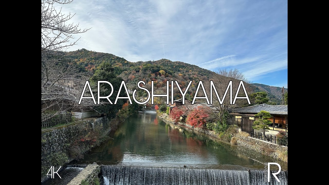 [4K] Rwalks at Arashiyama (Hankyu Arashiyama Station to Tenryu-ji Temple)