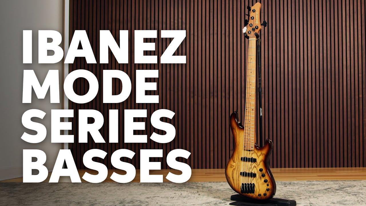 Демонстрация бас-гитар Ibanez серии Mode