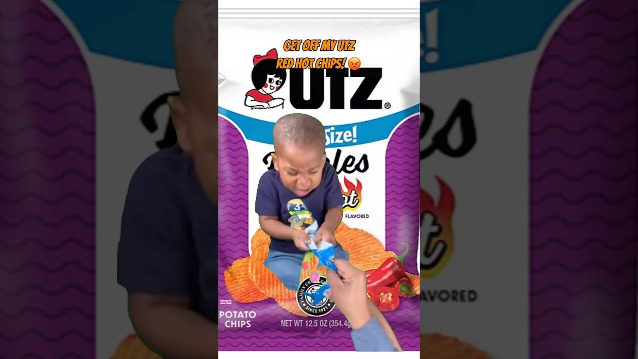 Will Smith Get Off My Utz Hot Chips! 🎃💀 #utz #hotchips #favoritefood #notyours