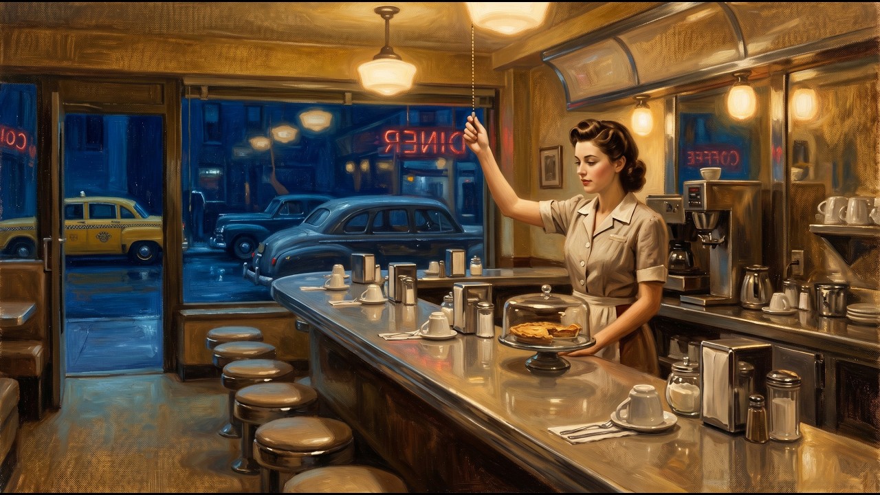 Manhattan 1942: When the Night Falls on a Quiet Street | Relaxing Vintage Jazz