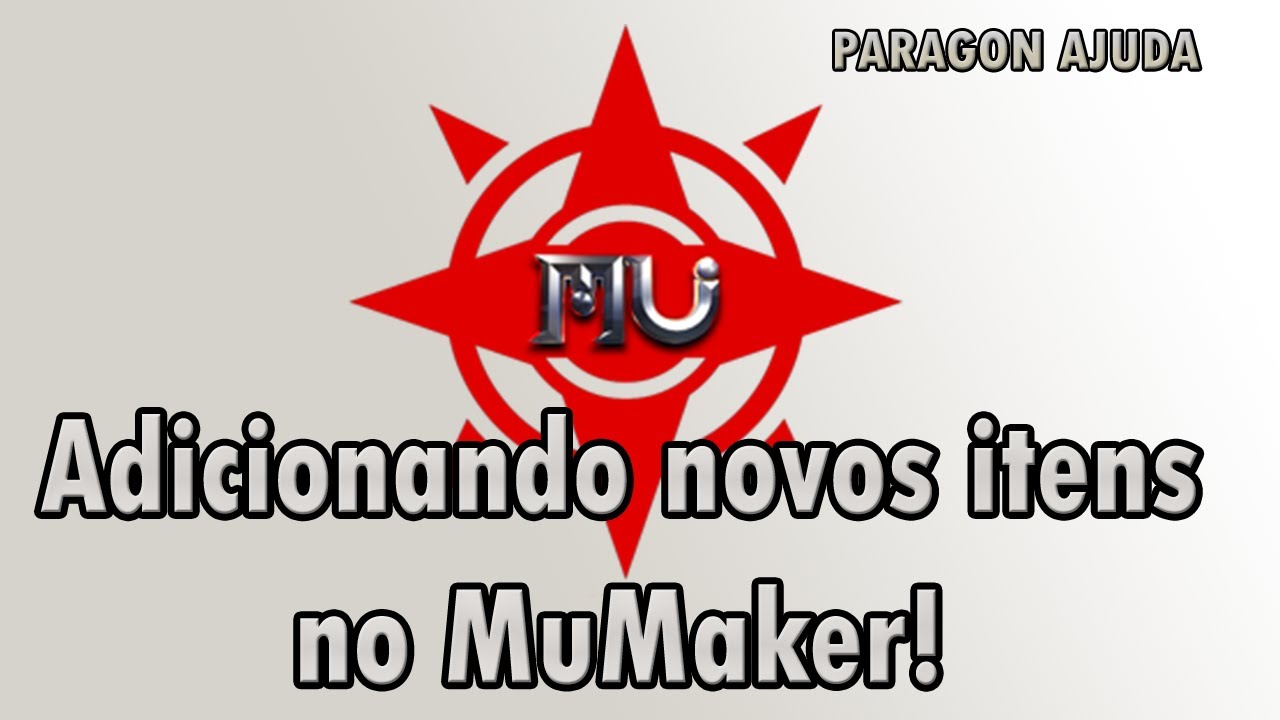 Adicionando novos Itens no MuMaker