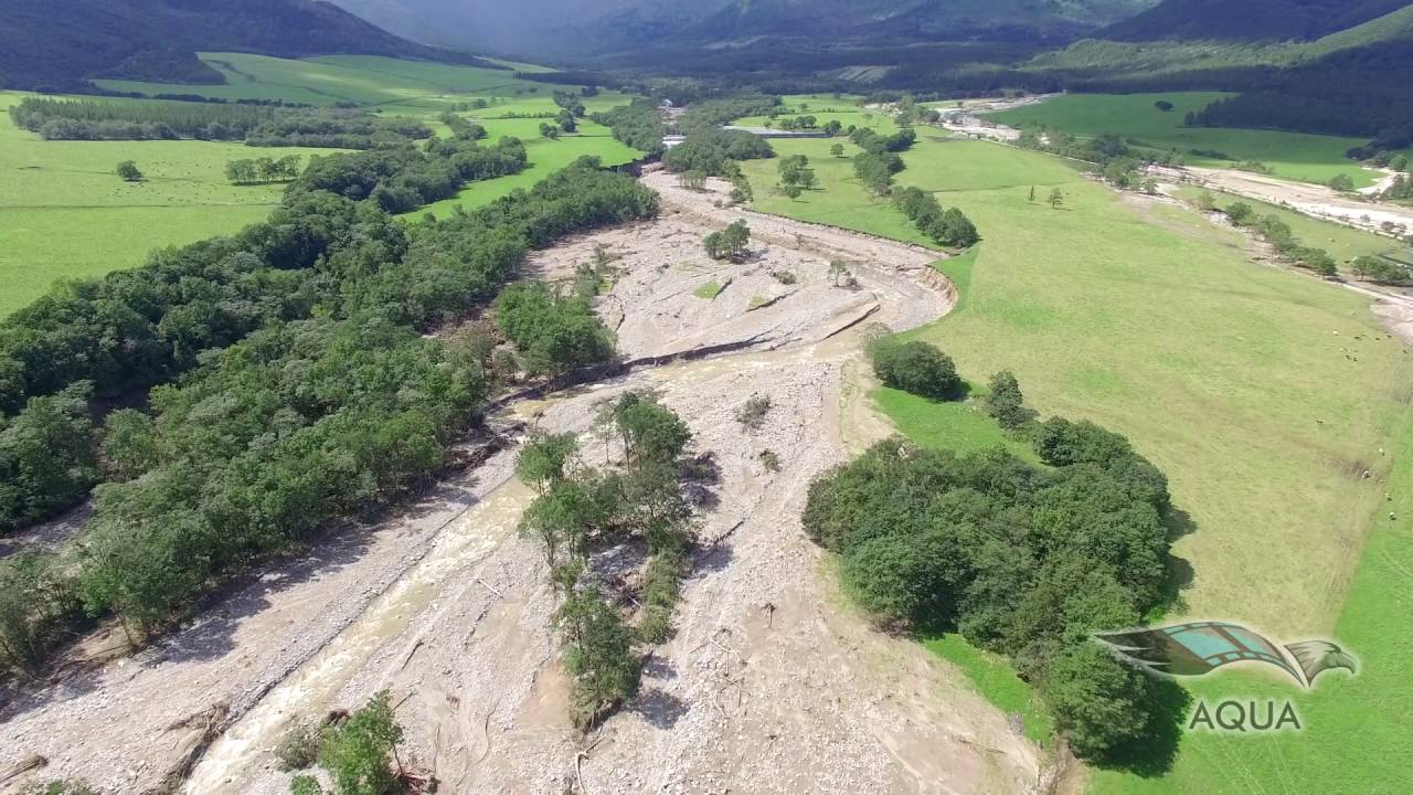 ドローン空撮：台風10号災害・北海道清水町・上流河川災害の現状（5）