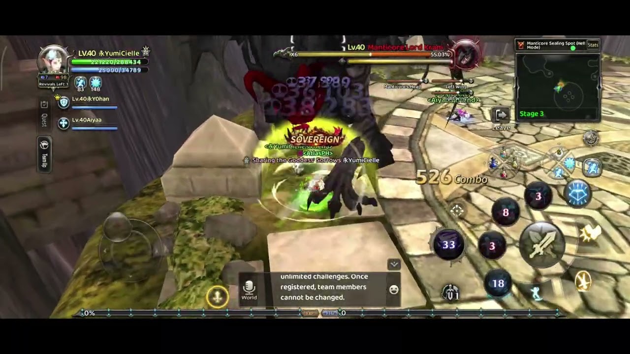 [Dragon Nest Rebirth of Legends] Manticore Nest Stage 3 Hell Solo Run with Tips!