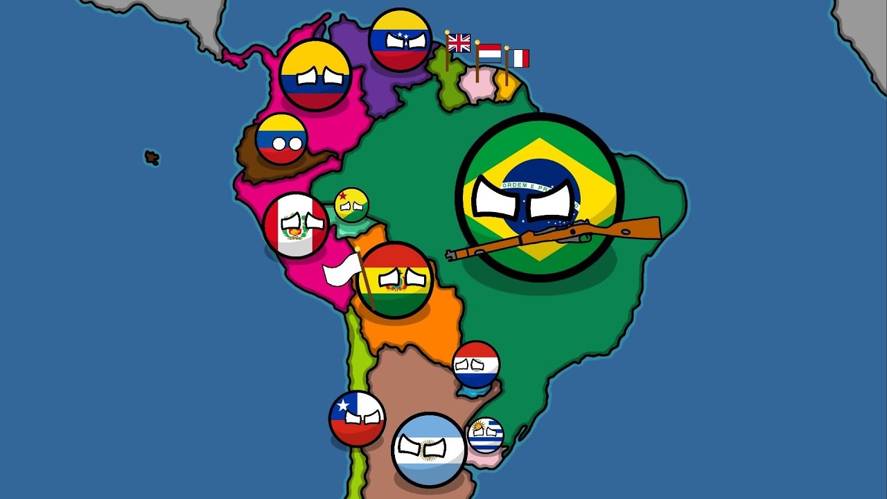 History of Brazil Countryballs