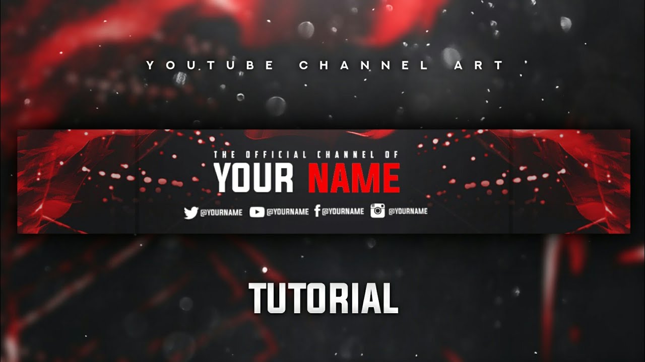 How to make a YouTube channel art on android! By VozzDZN