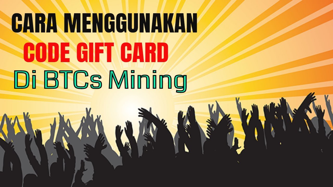 Cara Menggunakan GiftCard Bonus Hash di BTCs Mining #otomix81 #BTCsMining