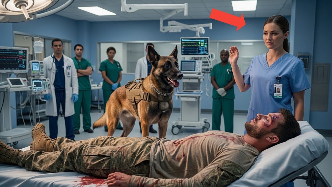The K9 Wouldn’t Let Anyone Touch the Wounded SEAL — Until a Rookie Nurse Spoke a Secret Unit Code 
