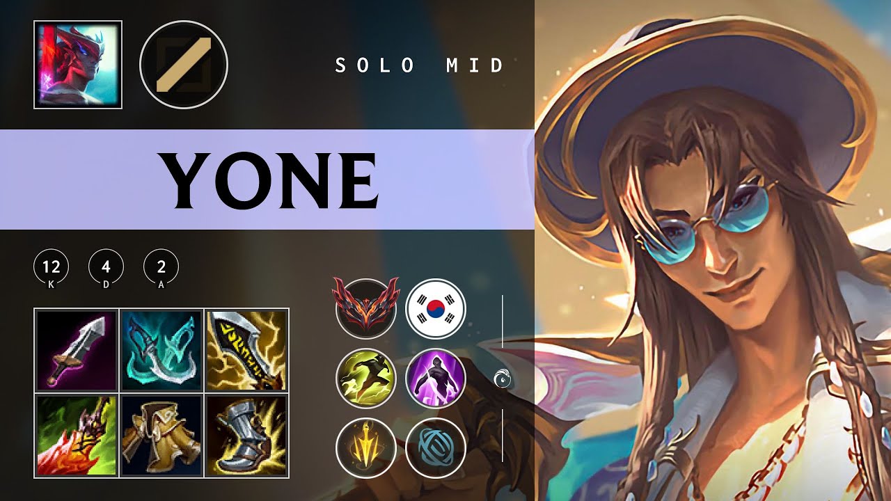 Yone Mid vs Zed - KR Grandmaster Patch 25.24