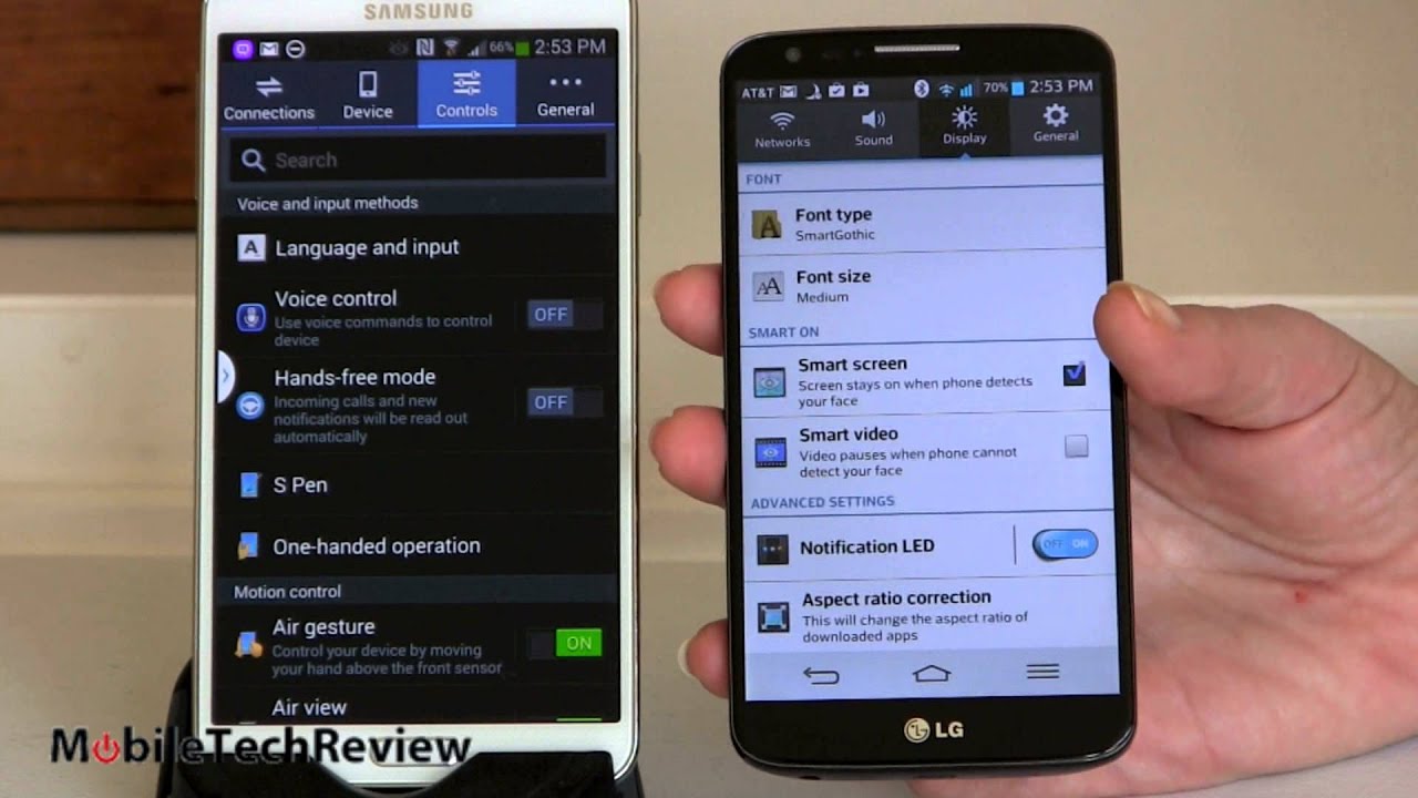 Samsung Galaxy Note 3 vs. LG G2 Comparison Smackdown