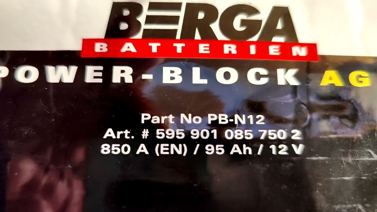 Berga Power-Block AGM 95Ah 850A (PB-N12). Подготовка годовалого АКБ спустя 4 месяца эксплуатации.