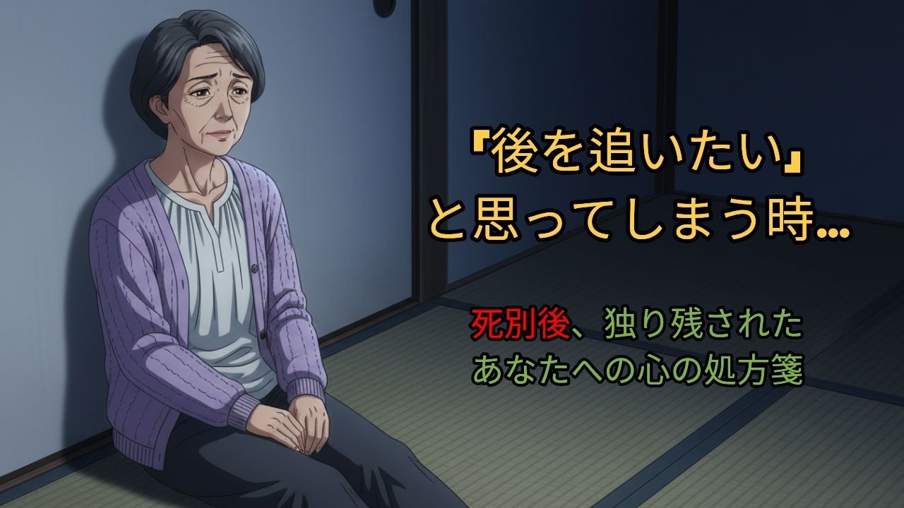 【朗読】配偶者との死別後、耐えがたい孤独を乗り越えて再び笑えるようになった理由 #死別 #心の癒やし #人生の知恵 #中高年の生き方