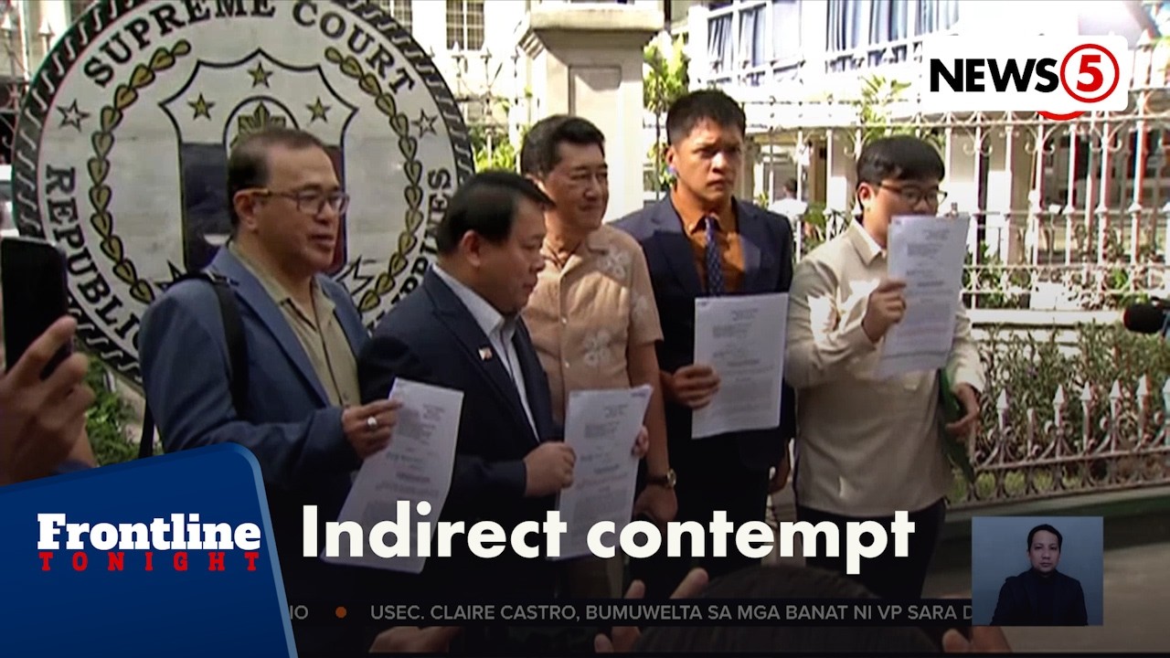 Topacio at ilang abogado, hiniling sa SC na patawan ng indrect contempt si SP Sotto