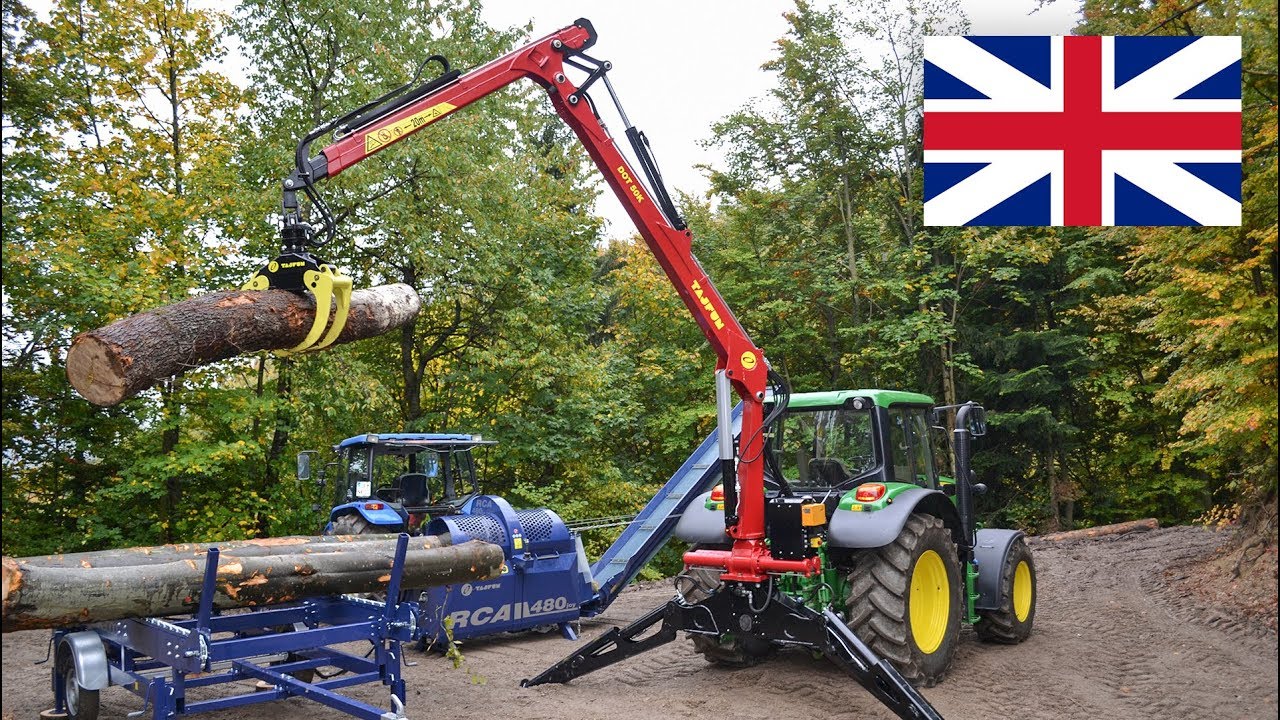 Hydraulic tractor crane DOT 50K (ENG)