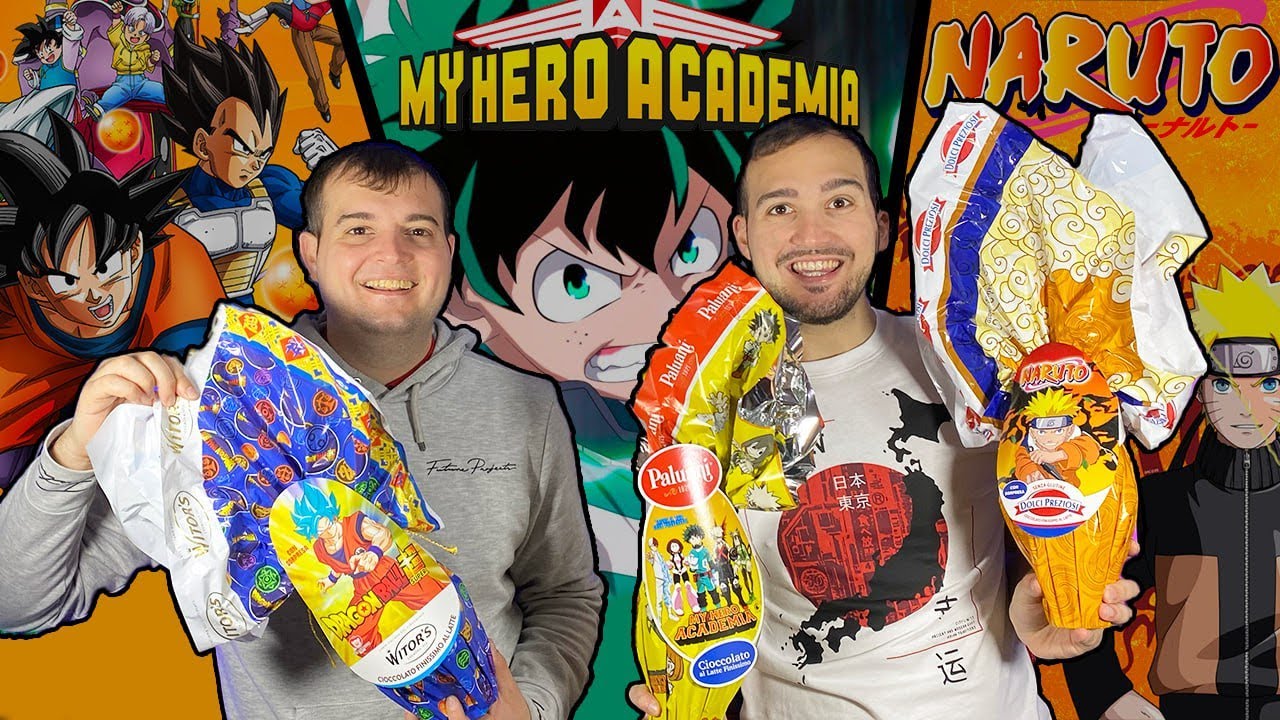 SPECIALE UOVA DI PASQUA ANIME: SORPRESE DRAGON BALL, NARUTO, MY HERO ACADEMIA (AUGURI!)