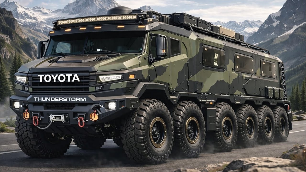 2026 Toyota Thunderstorm 12x12 Armored Motor Home – The Ultimate Off-Road Luxury Beast Revealed