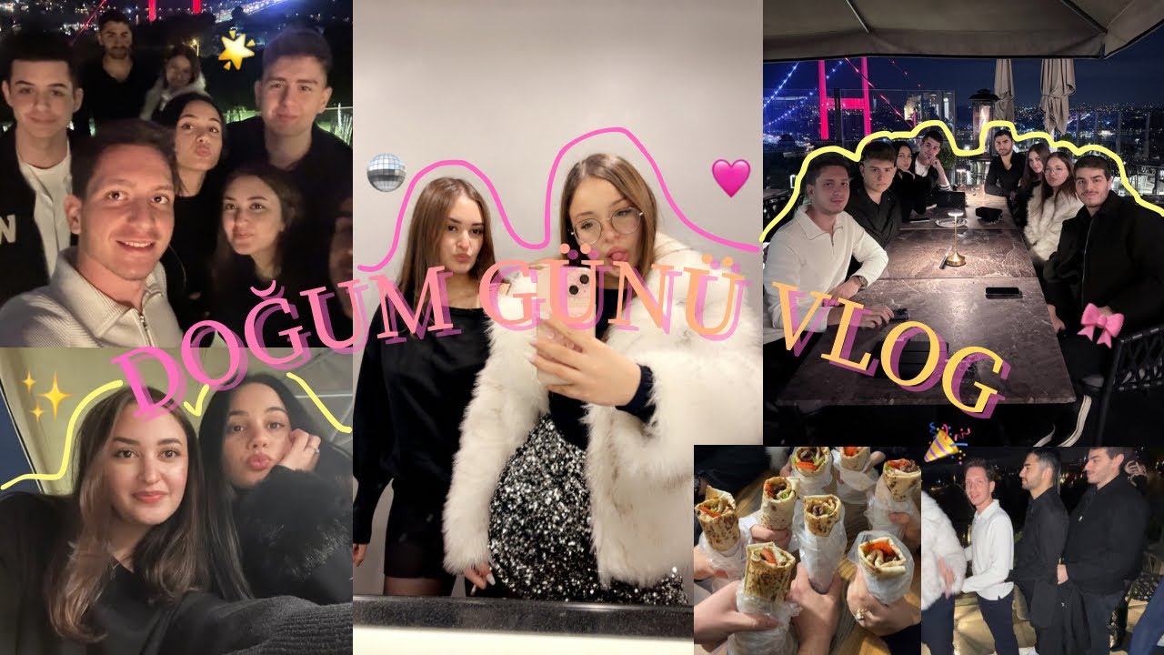 Doğum günü vlog | Tüm Tayfa 🎉🪩|