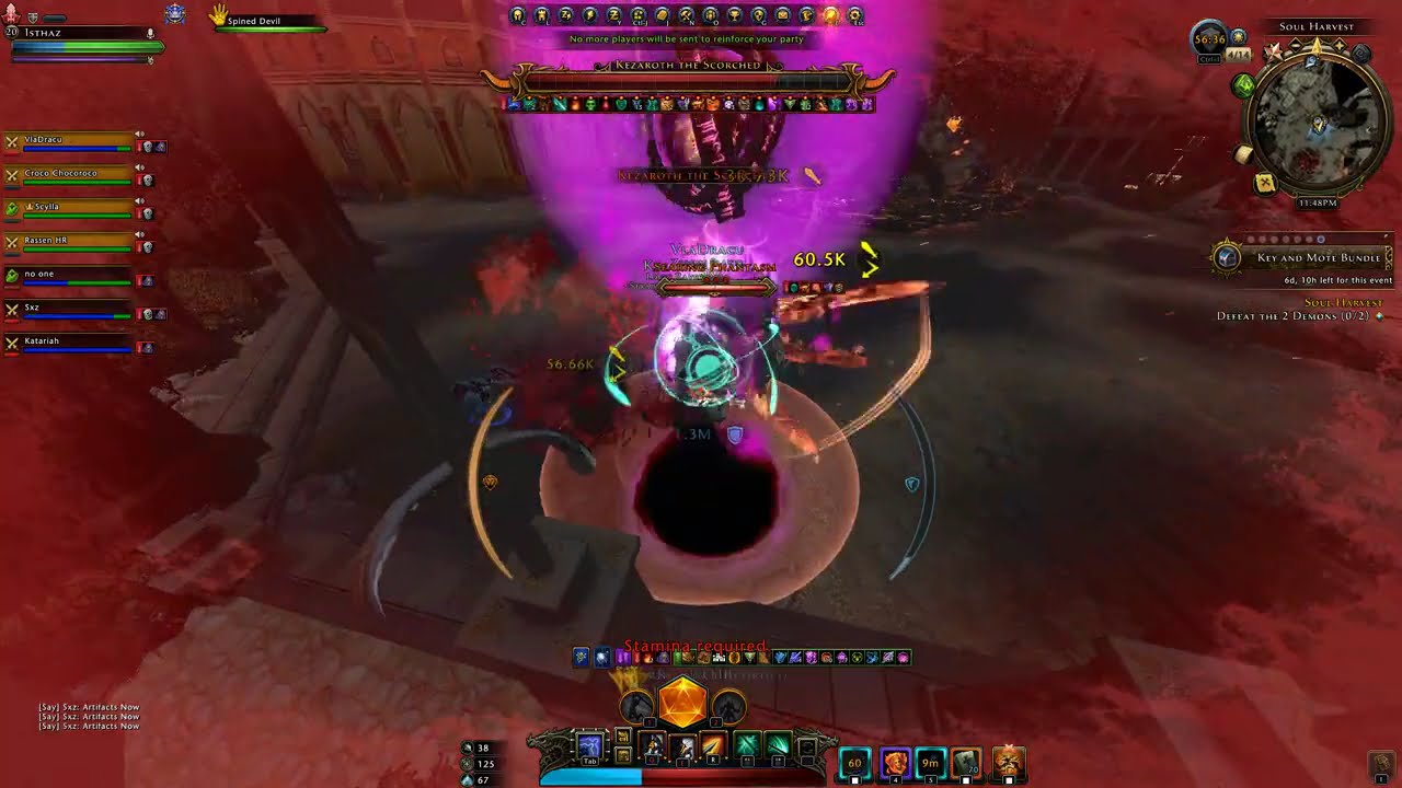 Neverwinter Master Soul Harvest (MSH) POV Barbarian Tank