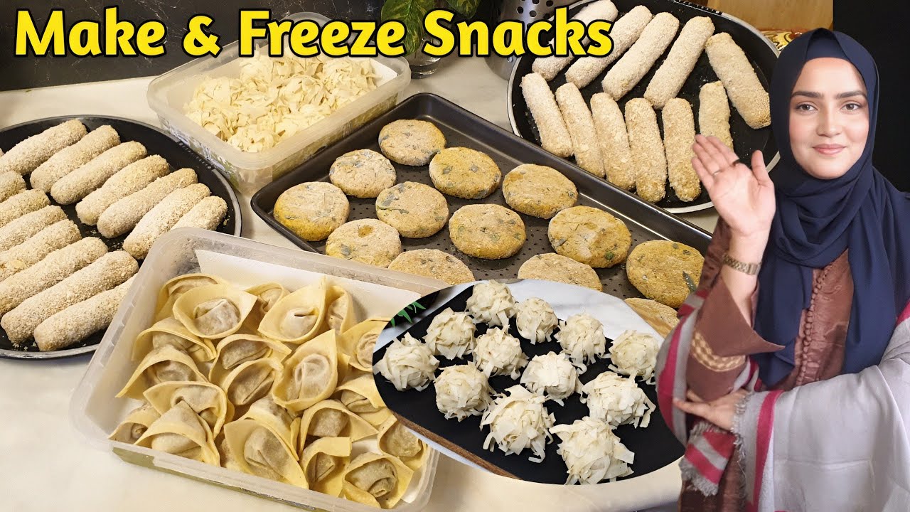 RAMZAN 2026/Make & Freeze Ramzan Recipes | make and freeze recipes for ramadan by (ICE AND SPICE)