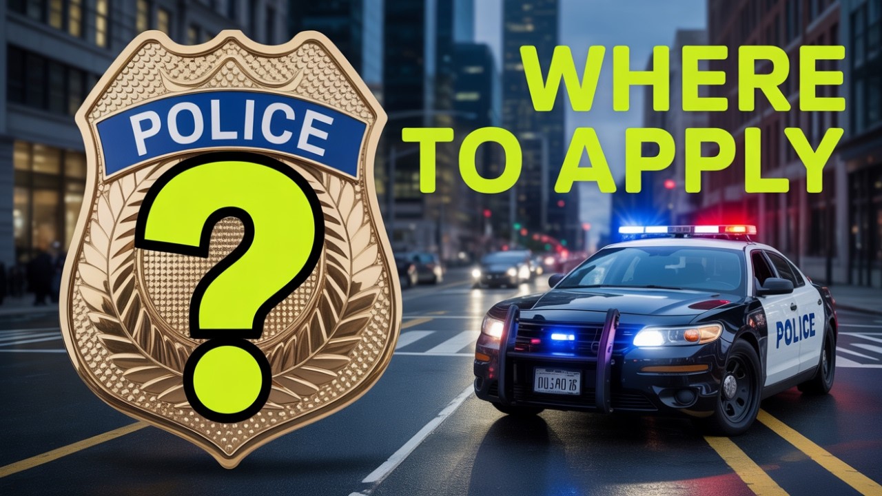 Where To Apply - What To Consider When Applying To Police Departments?