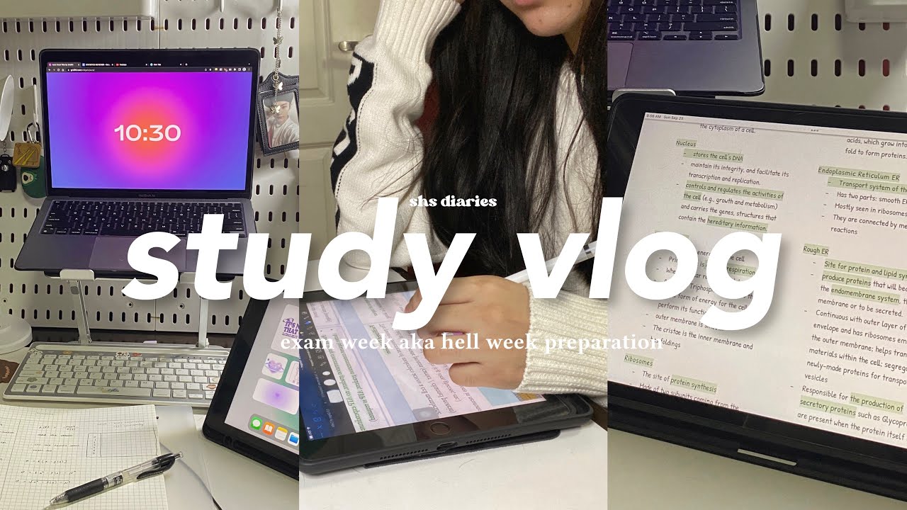 productive days in my life (studying for exam week vlog) ✿ shs diaries ep. 6