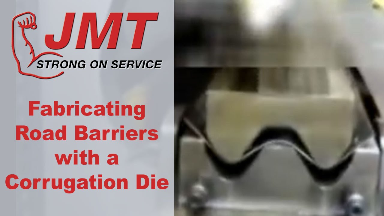Press Brake | Creating Road Barriers with a Corrugation Die on a JMT Brake