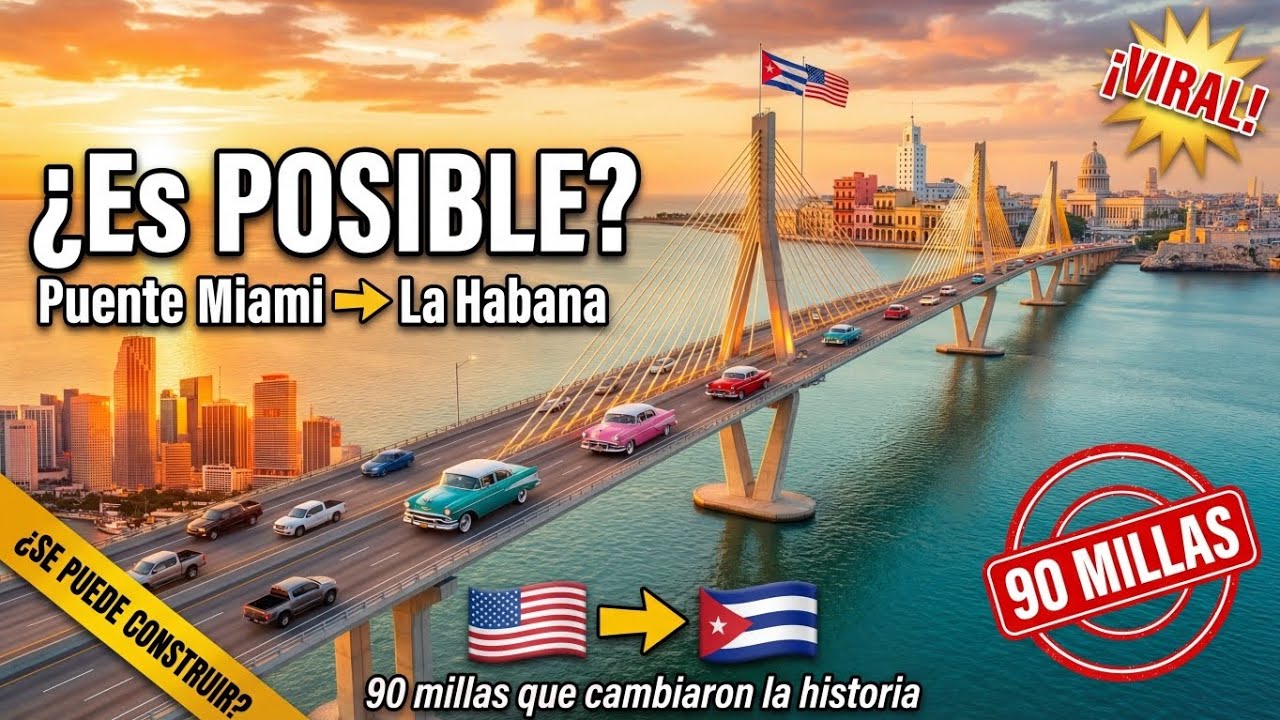 &iquest;Es POSIBLE Construir un Puente de Miami a La Habana? 🇺🇸🌊🇨🇺 La Verdad que Nadie te Cuenta