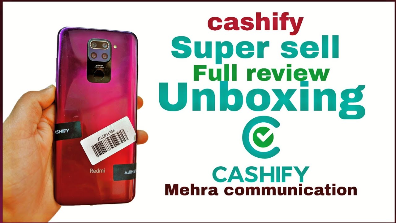 REDMI NOTE 9 | Cashify Mobile Unboxing New 2023