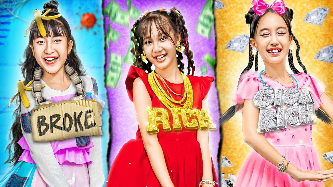 Nghèo Vs Giàu Vs Siêu Giàu Tại Cuộc Thi Nhảy! Tôi Tham Gia Thử Thách Bước Nhảy!