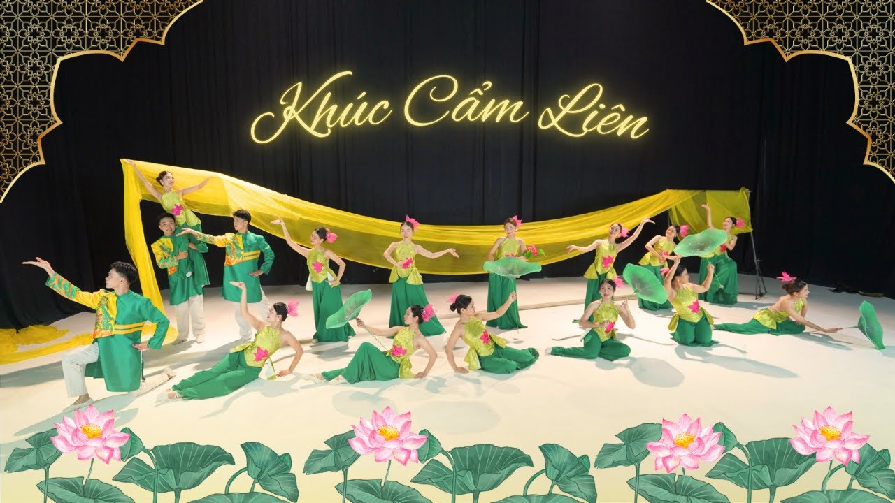 KHÚC CẨM LIÊN - MÚA DÂN GIAN ĐƯƠNG ĐẠI | ĐỘI VĂN NGHỆ NEU