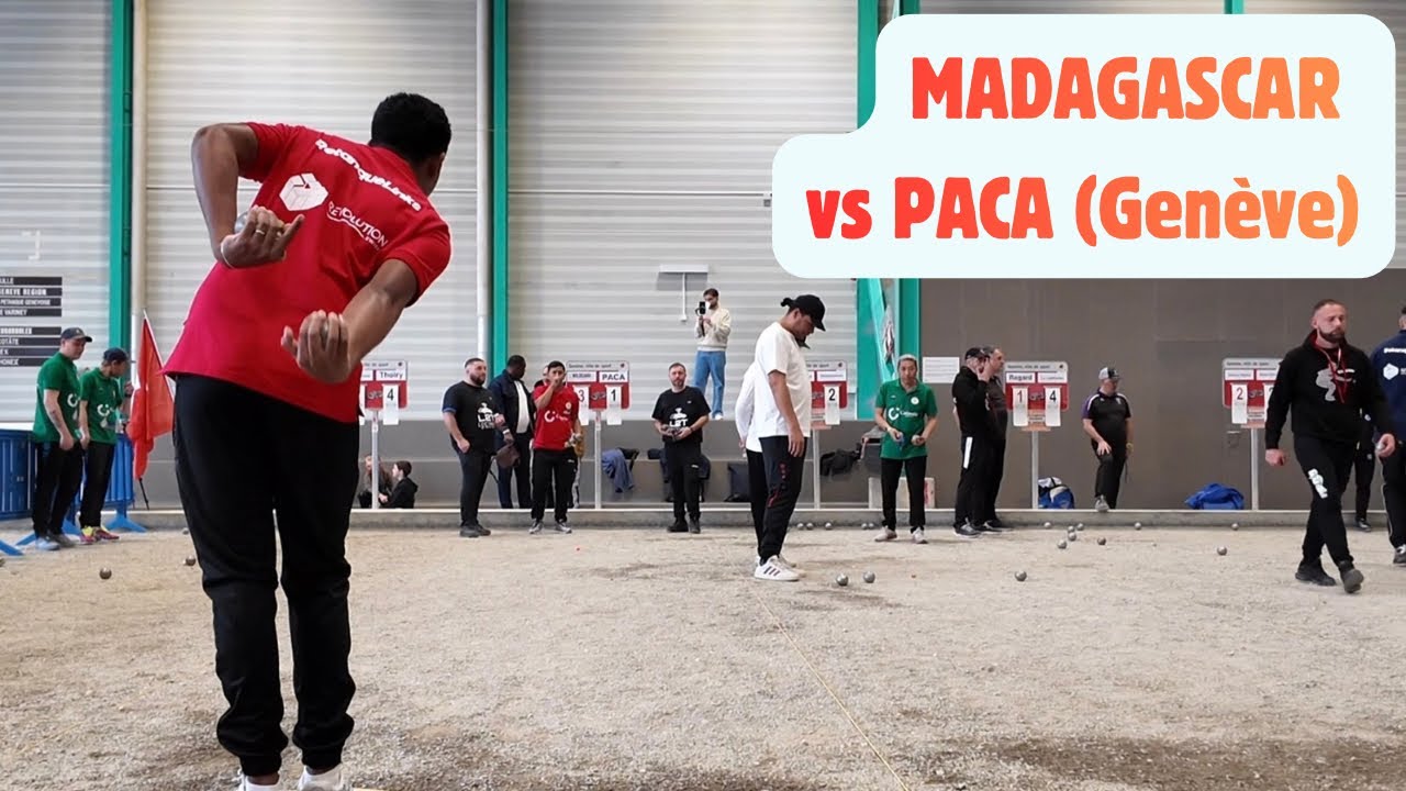 MADAGASCAR 🇲🇬 vs PACA au Geneva Indoor #petanque 