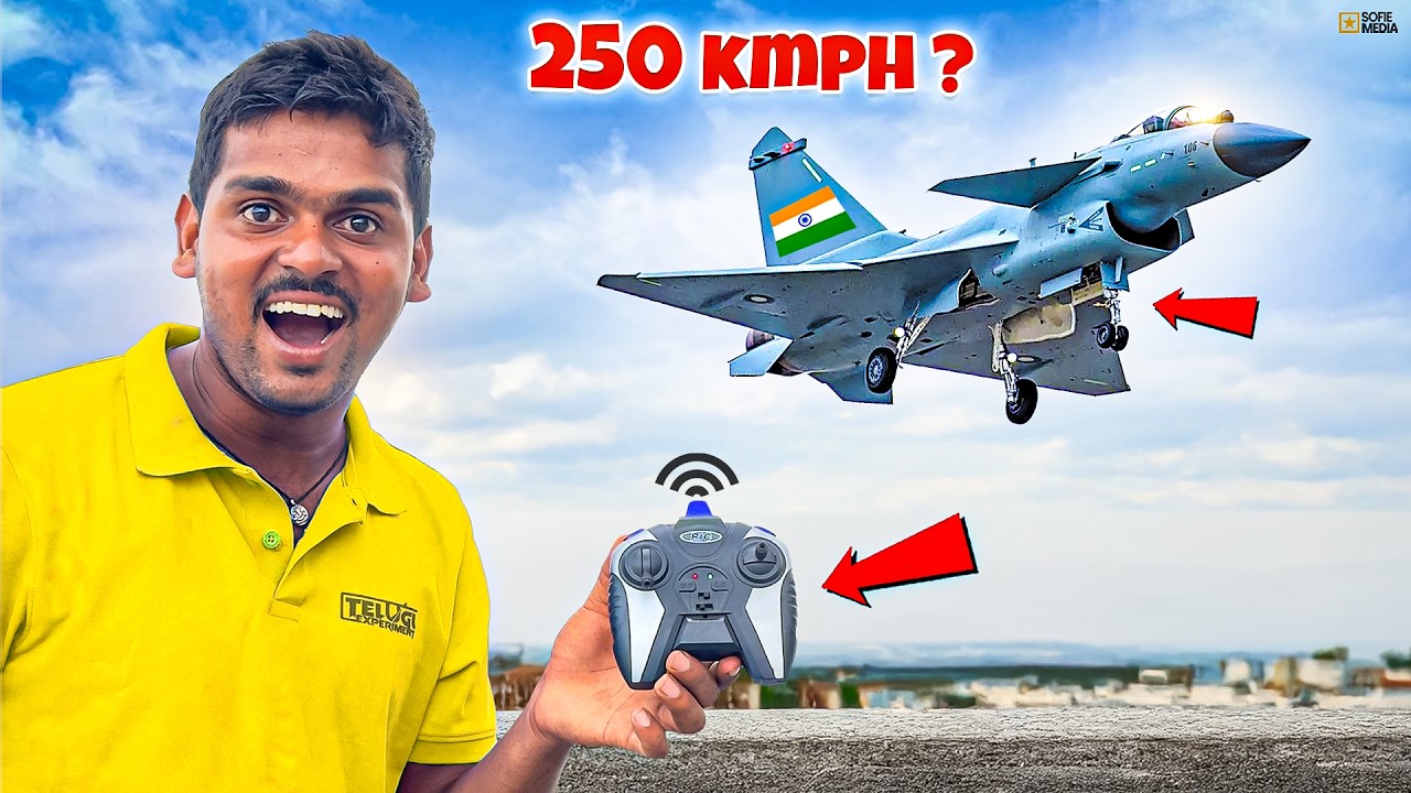 Unboxing & Flying Unbreakable Fighter Jet - Amazing 🔥🔥 Telugu Experiments