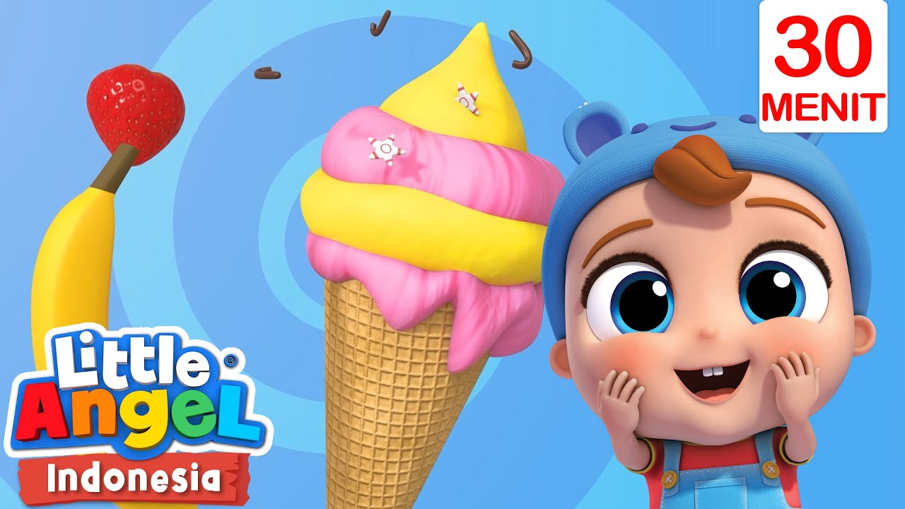 Aku Mau Makan Es-krim!🍧 | Little Angel Bahasa Indonesia | Kartun dan Lagu Anak