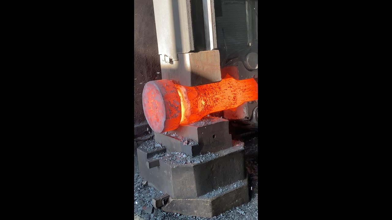Inside the forging factory Forging the Future: One Hammer Blow at a Time #forging #factory #craft