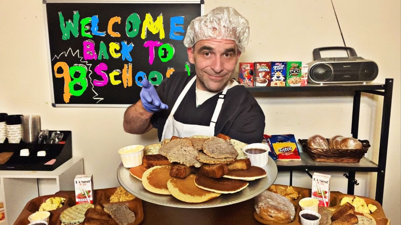Breakfast In The 90’s At The School Cafeteria 🥞🍳ASMR Role Play 