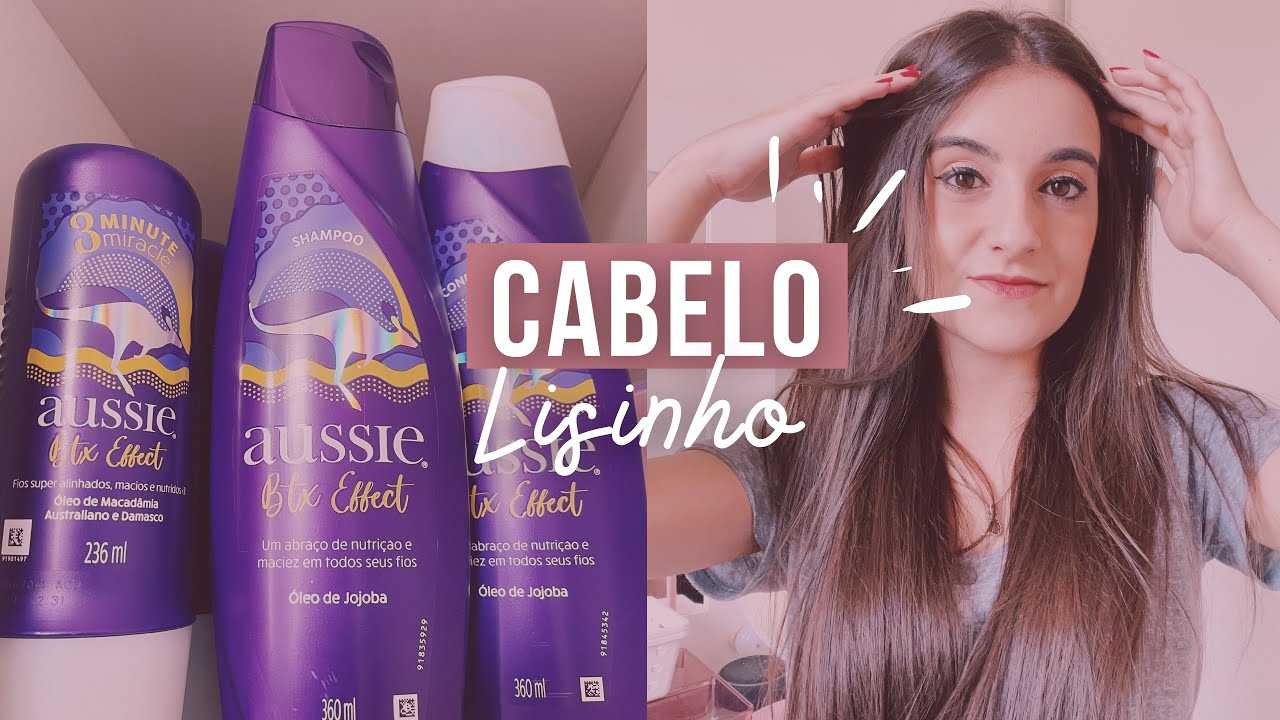 RESENHA DA LINHA AUSSIE BTX EFFECT l Deixa liso mesmo sem química?