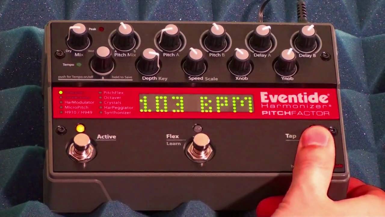 Eventide Factor Series Stompbox Tutorial 3 of 11: Locking Your Stompbox to the Beat