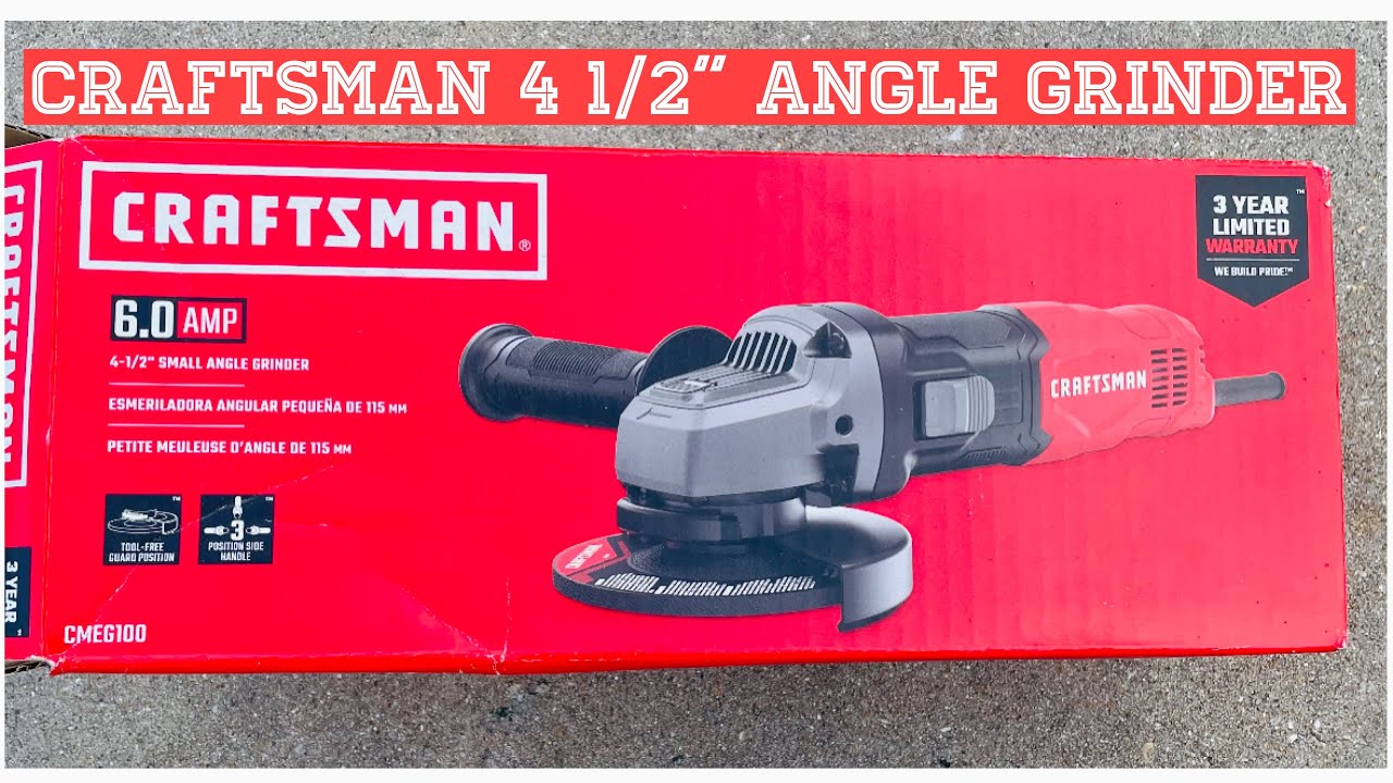 Craftsman CMEG100 Angle Grinder