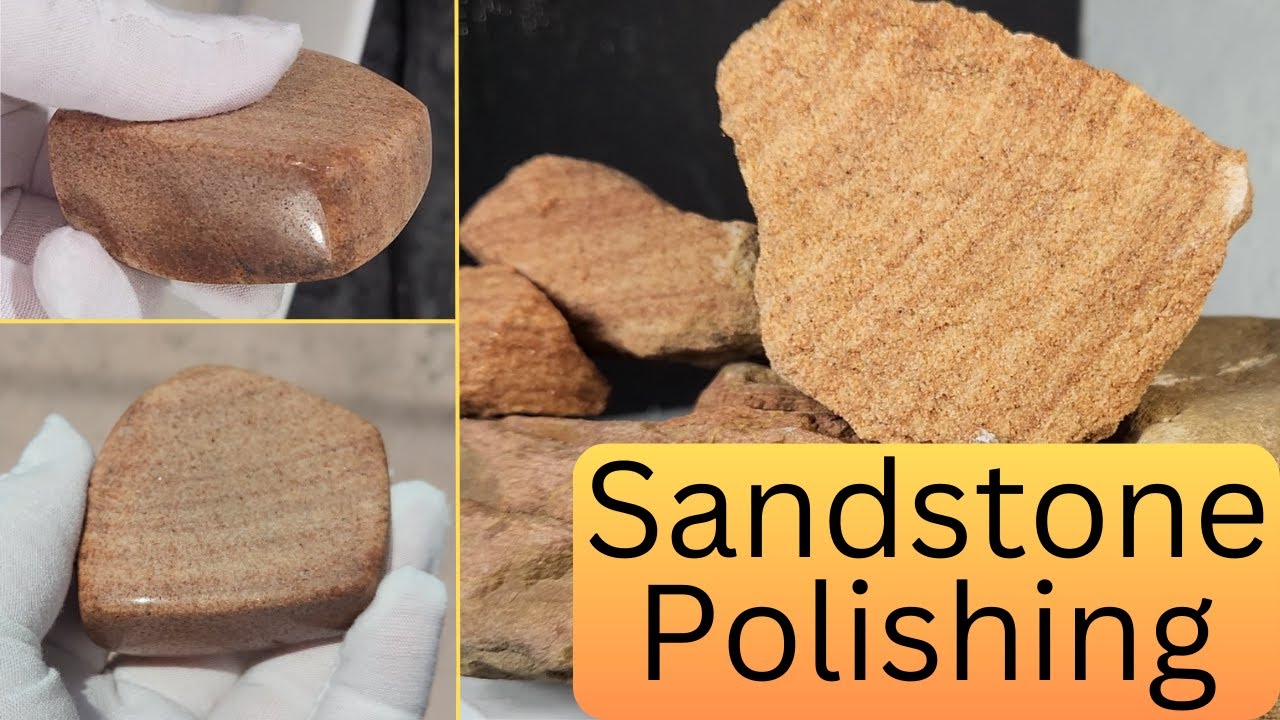 Polishing Sandstone | Using Polisher/Sander and Dremel
