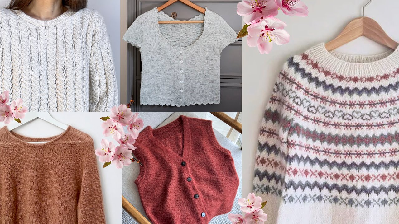 Spring Knitting Patterns Inspiration 🌸 My wishlist.