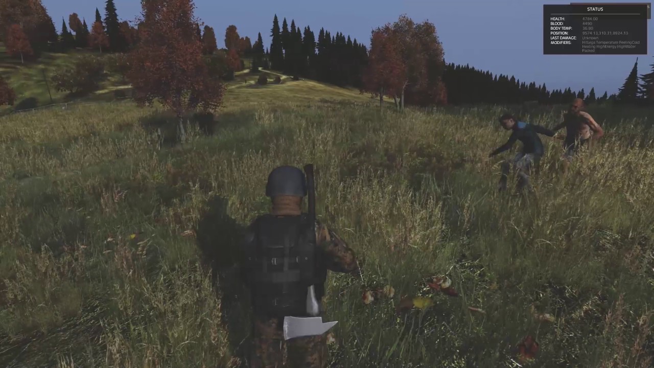 DayZ .61 EXP - Wolves Attacking Zombies