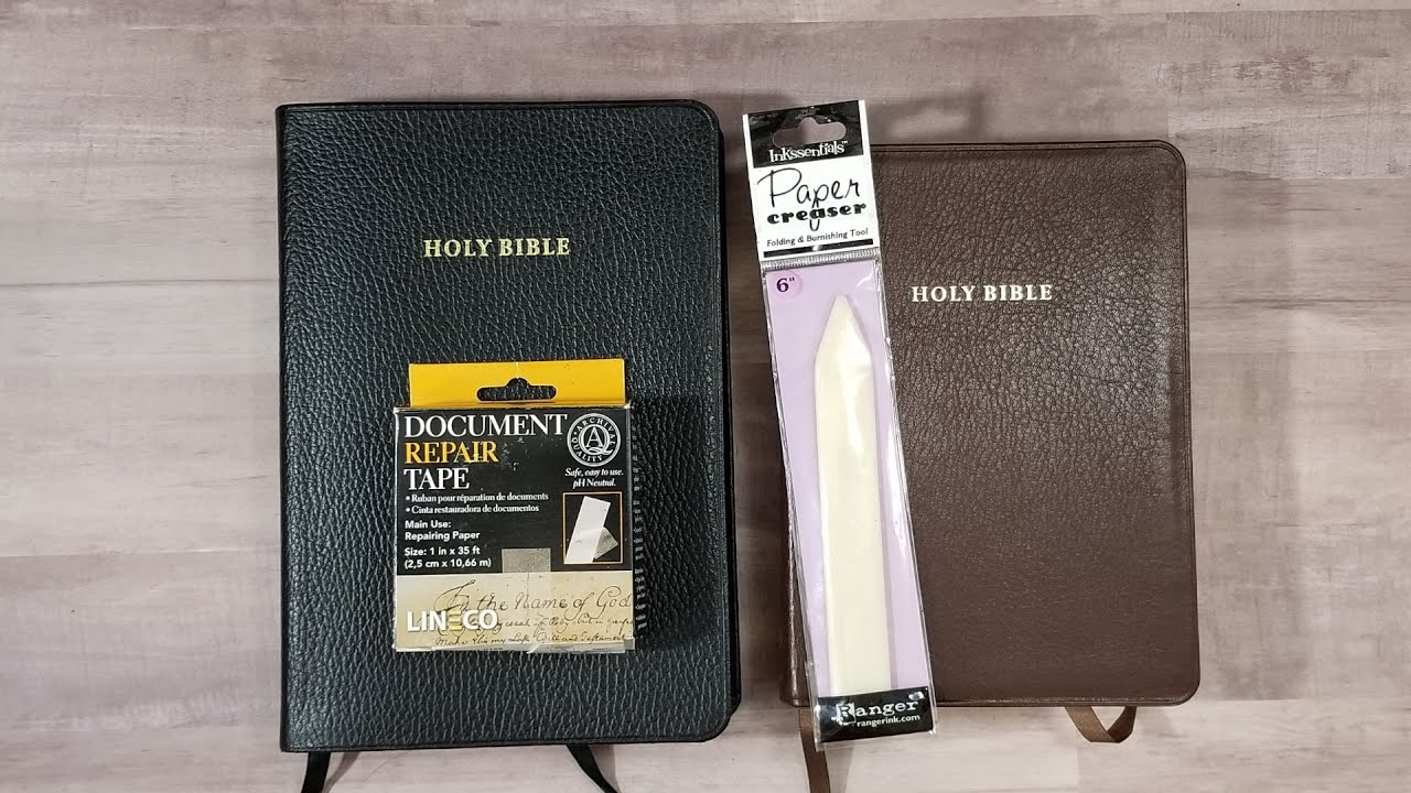 How to Repair Bible Pages