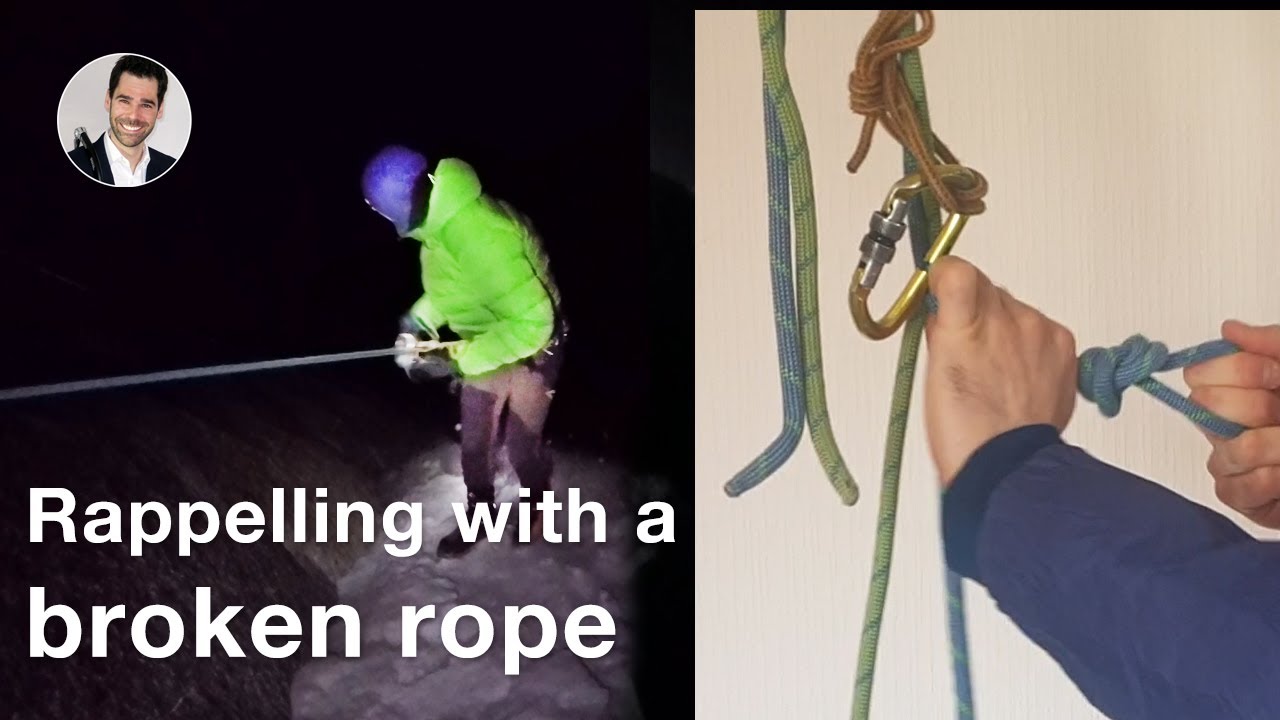 Abseiling with a broken rope