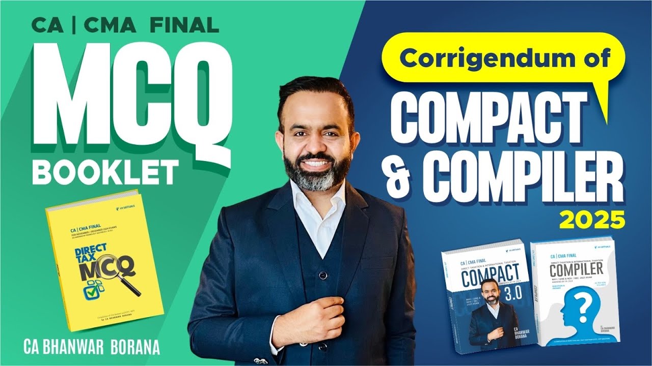 FINAL MCQ's Booklet & Corrigendum of COMPACT & COMPILER 2025