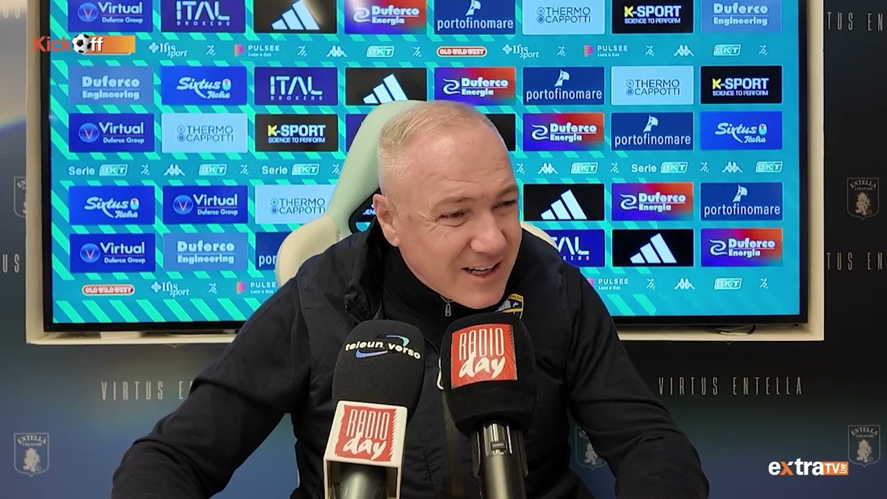 V.Entella-Frosinone 1-1, Alvini: 